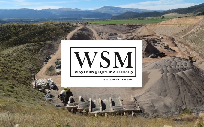 western slope materials logo and aggregate yard