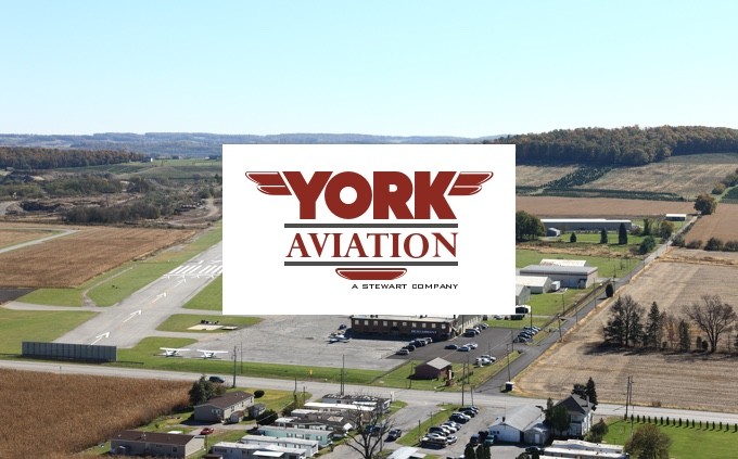 York Aviation logo and airport